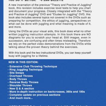 Juggling: Fundamental Exercises and Practice Structure Book Back Cover