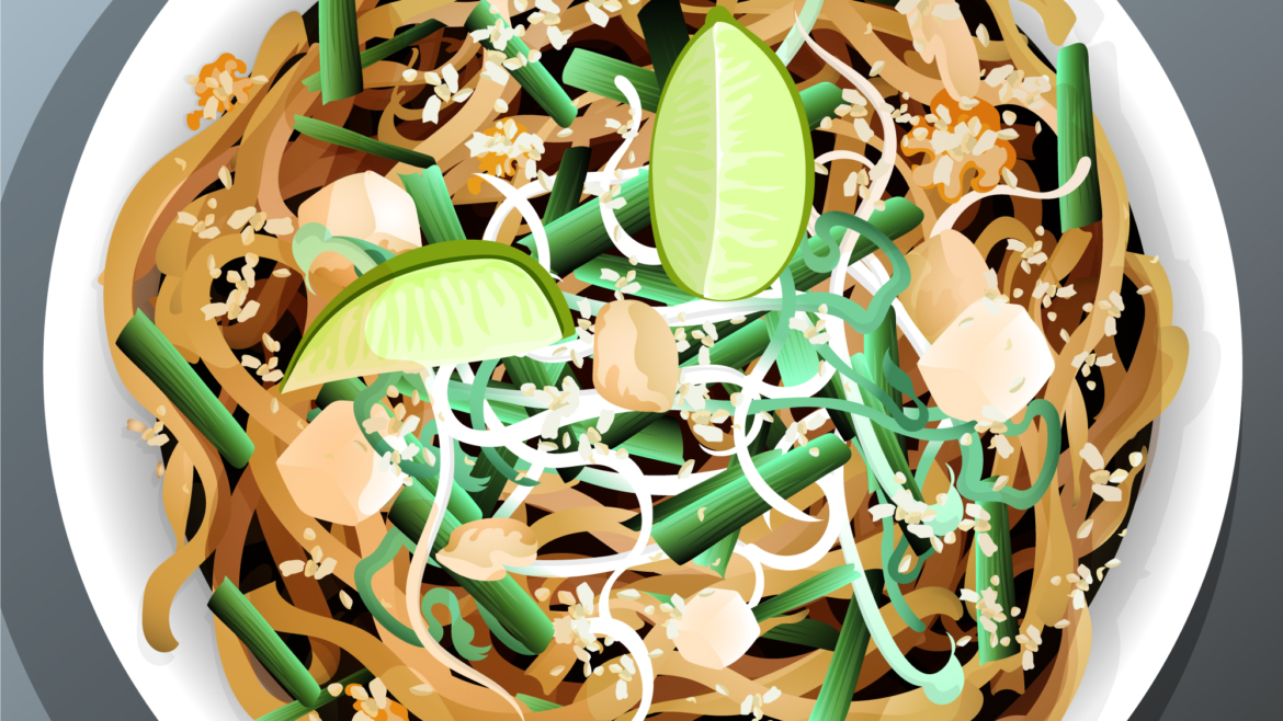 Chop Suey with Soybean Pasta